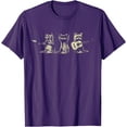 thumbnail image 1 of Funny Raccoon Music Band Electric Acoustic Guitar Racoons Unisex T-Shirt for Men Women Kids Toddler,Purple Color,Size 2XL, 1 of 5
