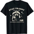 thumbnail image 1 of Funny Raccoon Quote Graphic T‑Shirt, Humorous Wildlife Animal Print Men Casual Crew Neck Short Sleeve Tee Men Clothing, 1 of 8