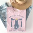 thumbnail image 1 of Funny Raccoon Shirt, What If I'M Not Enough T-Shirt Gift Idea, Funny Animal Tshirt, Animal Graphic Tee, Retro Feral Raccoon Shirt, 1 of 4
