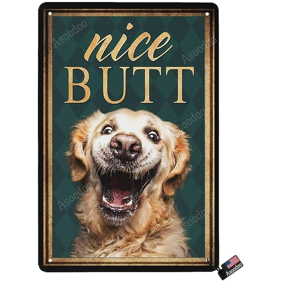 Funny Raccoon with Toilet Paper Vintage Metal Tin Sign Wall Decor-Your Butt Napkins My Lady-Creative Bathroom Decoration Art for Home/Office/Bathroom/Classroom/Cafe/Bar Women Man Best Gifts 8"x12"