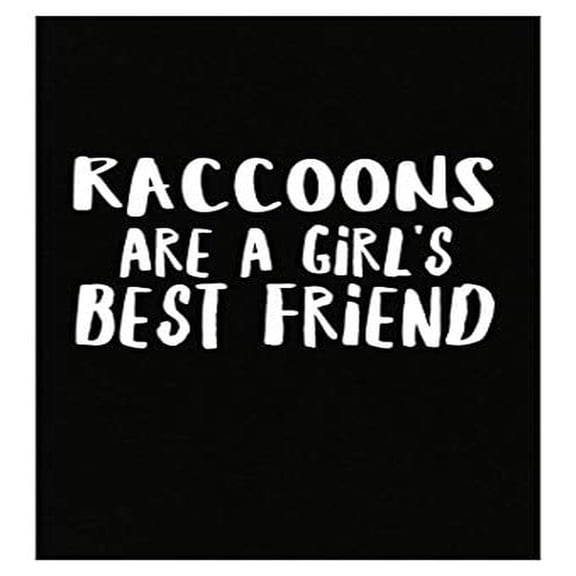 Funny Raccoons Poster - Wall Art for Animal Lovers Gift