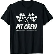 Funny Race Track Pit Crew Racing Mechanic Car Parties T-Shirt