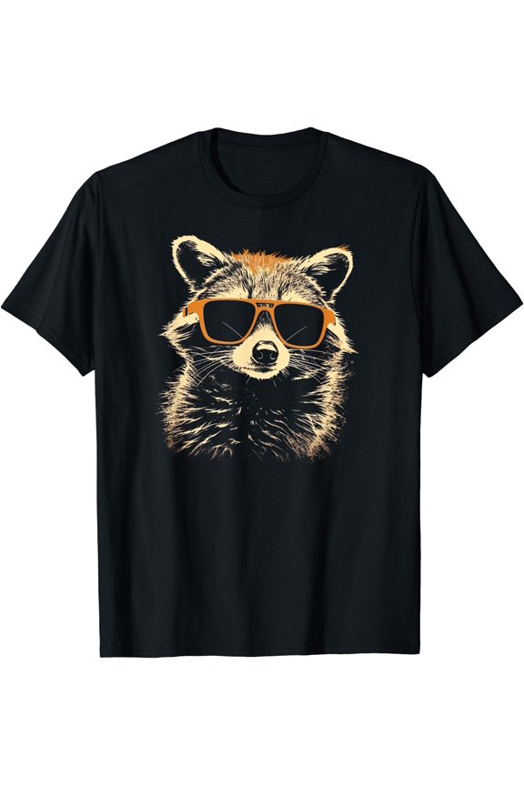 Funny Racoon Cool Urban Art Street T-Shirt, Unisex T-Shirt