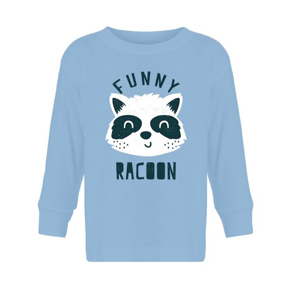 Funny Racoon. Long Sleeve Toddler -Image by Shutterstock,  3 Toddler