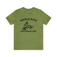 thumbnail image 1 of Funny Railroad Wife Shirt, Railroad Shirt for Her, Single Wife, Train Shirt, 1 of 4