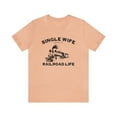 thumbnail image 1 of Funny Railroad Wife Shirt, Railroad Shirt for Her, Single Wife, Train Shirt, 1 of 4
