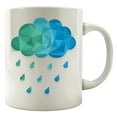 thumbnail image 1 of Funny Rain - Clouds Drops Drizzle Water Precipitation Storm Humor - Mug, 1 of 4