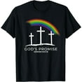 thumbnail image 1 of Funny Rainbow Christ Cross - Christian Quote God's Promise T-Shirt, 1 of 3