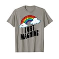 thumbnail image 1 of Funny Rainbow Fart Machine T-Shirt for Lighthearted Father's Day Gift, 1 of 5