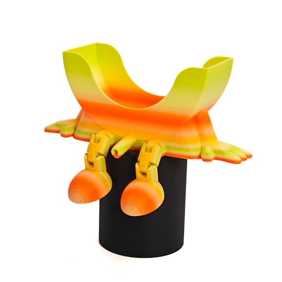 Funny Rainbow Sitting Man Sponge Holder for Kitchen Sink, Whimsical Self-Draining Dish Scrubber Caddy, Unique Aesthetic Kitchen Gadget, Quirky Housewarming Gift for Home & Apartment Decor