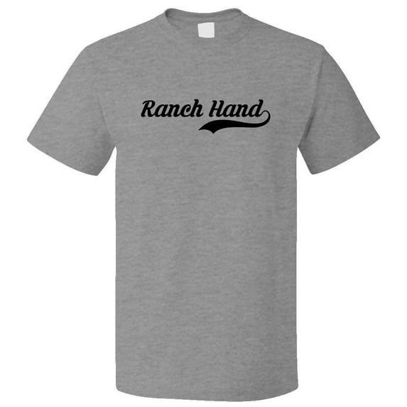 Funny Ranch Hand Retro Old School T shirt Tee Gift
