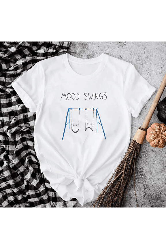 Funny Random Mood Swings Quote Humor Graphic Unisex T-Shirt Cool Casual Everyday Statement Wear V90547 up to size 5XL