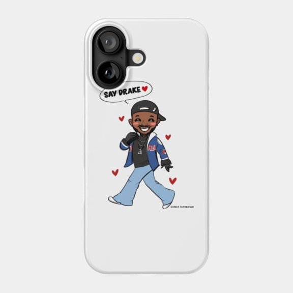 Funny Rapper Meme Graphic Protective Phone Case for Apple iPhone 11 to 17