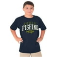 thumbnail image 1 of Funny Rather Be Fishing 24/7 Joke Crewneck T Shirts Boy Girl Teen Brisco Brands XS, 1 of 6