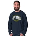 thumbnail image 1 of Funny Rather Be Fishing 24/7 Joke Long Sleeve TShirt Men Women Brisco Brands S, 1 of 6