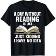 thumbnail image 1 of Funny Reading Art For Men Women Reading Book Lover Bookworm T-Shirt, 1 of 4