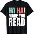 thumbnail image 1 of Funny Reading Teacher T-Shirt, 1 of 3