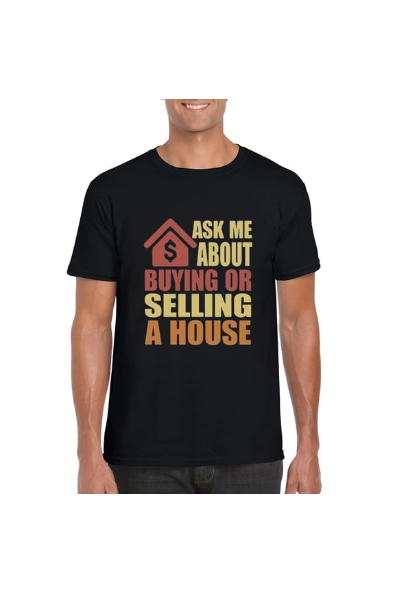 Funny Real Estate Agent Realtor Life Closing Day Sold House T-Shirt, for men & women, up to size 5XL