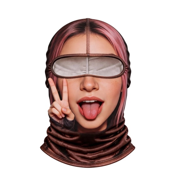 Funny Realistic Human Face Printed Ski Mask,3D Full Face Balaclava ...
