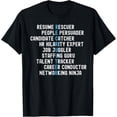 thumbnail image 1 of Funny Recruiter Definitions with Job Responsibilities T-Shirt, 1 of 5