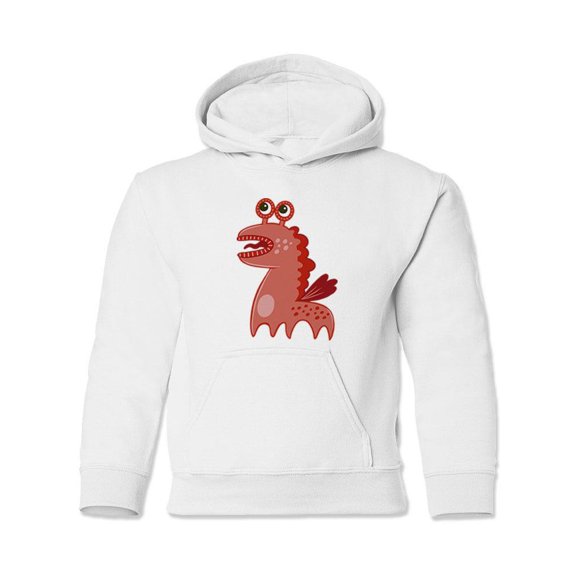 Funny Red Dragon Hoodie Juniors -Image by Shutterstock,  Medium