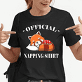 thumbnail image 1 of Funny Red Panda Letter Print T Shirt Graphic Top Tees Streetwear Punk T-Shirt Women Clothes, 1 of 5