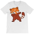 thumbnail image 1 of Funny Red Panda Lover Red Panda Dabbing, Animal Humor Graphic G14337 Unisex T-Shirt, Up to Size 5XL, 1 of 2
