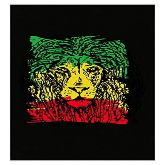Funny Reggae Lion Poster - Wall Decor for Music Lovers Gift