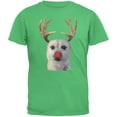 thumbnail image 1 of Funny Reindeer Dog Ugly Christmas Sweater Green Youth T-Shirt, 1 of 1