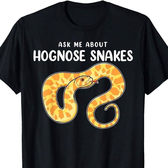 Funny Reptile Lover Herpetologist Hognose Snake T-S1Hirt