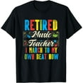thumbnail image 1 of Funny Retired Music Teacher Gift T-Shirt, 1 of 4
