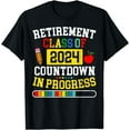 thumbnail image 1 of Funny Retirement Class Of 2024 Countdown In Progress Teacher T-Shirt, 1 of 4