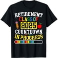 thumbnail image 1 of Funny Retirement Class Of 2025 Countdown In Progress Teacher T-Shirt, 1 of 4
