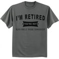 thumbnail image 1 of Funny Retirement Gift Retired T-shirt Men's Graphic Tee, 1 of 1