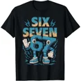 thumbnail image 1 of Funny Retro 67 Number Character Graphic Gamer Unisex Short Sleeve Tee, 1 of 6