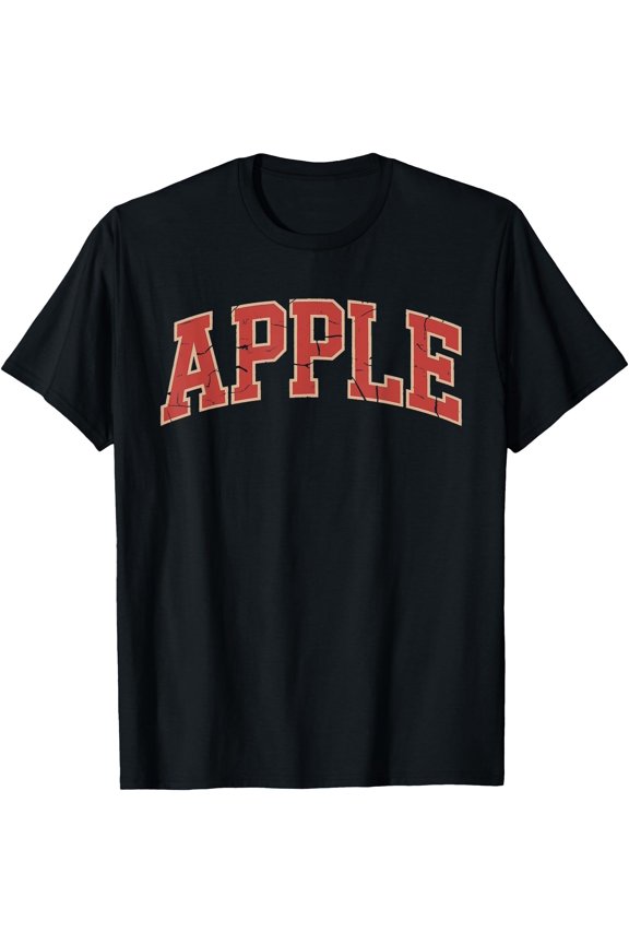 Funny Retro Apple | Cute Red Apple T-Shirt