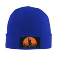 thumbnail image 1 of Funny Retro Bigfoot Rock Roll Men Women Knitted Hat Adult Knit Beanie For Fall Winter Knit Hat Cap, 1 of 1