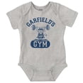 thumbnail image 1 of Funny Retro Cartoon Garfield's Gym Romper Boys or Girls Infant Baby Brisco Brands 24M, 1 of 6