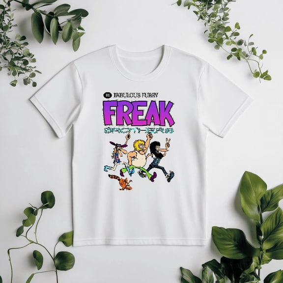 Funny Retro Comic Brothers Inspired Freak Cartoon Graphic Vintage Fan Unisex T-Shirt V70506, up to size 5XL