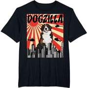 Funny Retro Japanese Dogzilla Bernese Mountain Dog T-Shirt