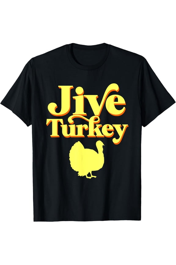 Funny Retro Jive Thanksgiving Turkey T-Shirt