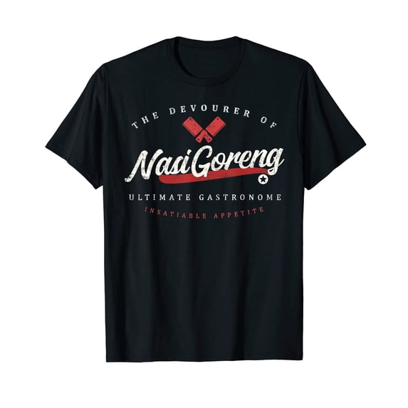 Funny Retro Nasi Goreng Indonesian Food T-Shirt for Food Lovers