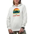 thumbnail image 1 of Funny Retro Scuba Diver, Don't Follow Me, I Do Stupid Things, White Hooded Sweatshirt or Hoodie, XL, 1 of 5