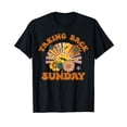 thumbnail image 1 of Funny Retro Sunshine Floral Taking Back Sunday Black T-Shirt Casual Cotton Tee Unisex, 1 of 5