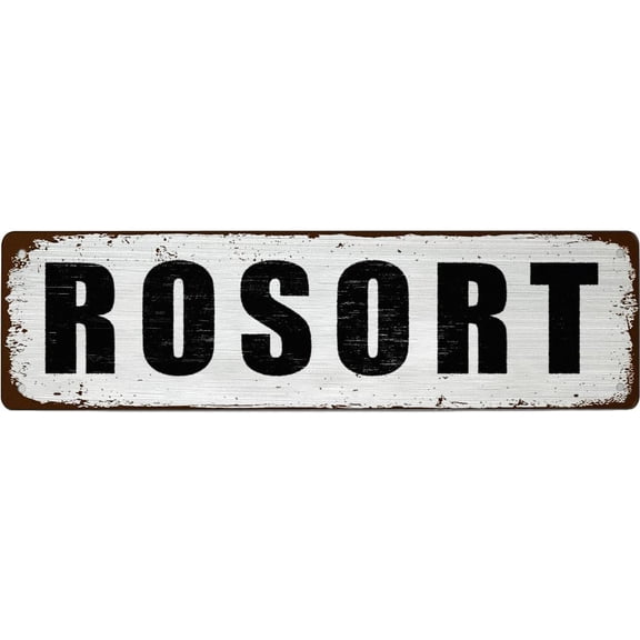 Funny Retro Tin Sign - ROSORT - For Office, Garage, Garden And Man Cave, Coffee Station Decor, 4"x16"