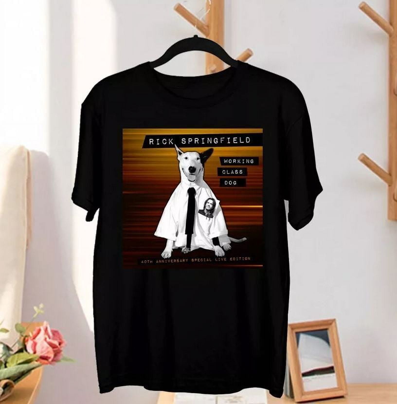 Funny Rick Springfield Working Class Dog 40Th Anniversary Live T Shirt