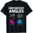 thumbnail image 1 of Funny Right Acute Triangle Math Teacher Gift Cool Geometry T-Shirt, 1 of 3