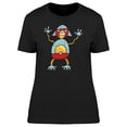 thumbnail image 1 of Funny Robot Cartoon T-Shirt Women -Image by Shutterstock, Female Large, 1 of 2