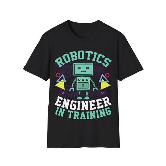Funny Robotics Art For Men Women Robotics Engineer Robots Unisex T-Shirt