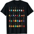 thumbnail image 1 of t-shirt Funny Rock & Roll Guitars Cute Musical Instrument Gift Kids T-Shirt., 1 of 4